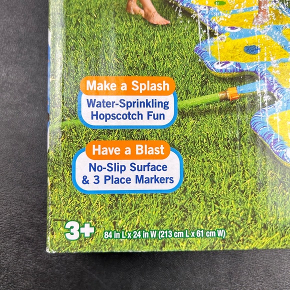 Banzai Aqua Blast Hopscotch Water Sprinkler Summer Game - Picture 3 of 11